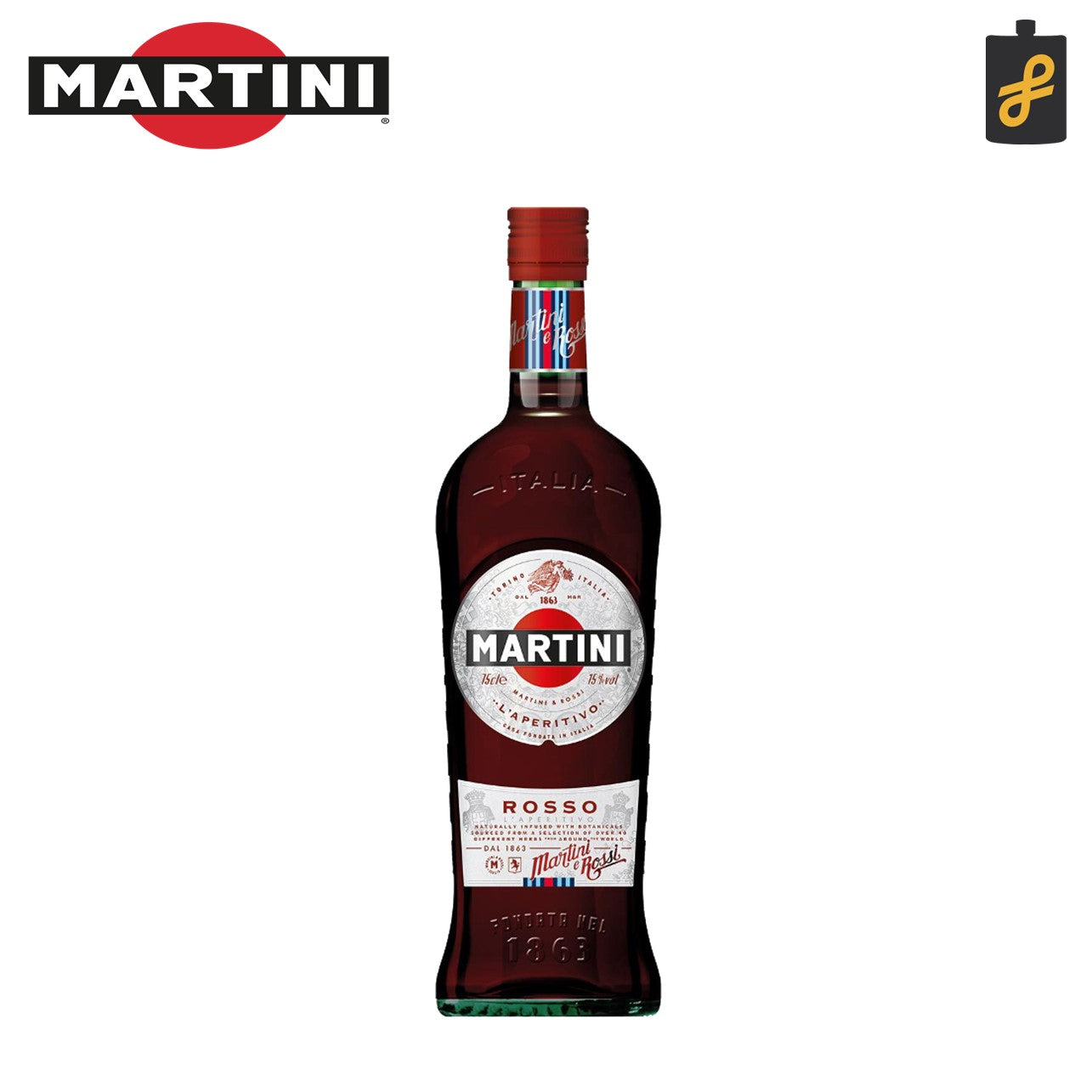 Martini Rosso Vermouth 1L – Flasked Liquor Store