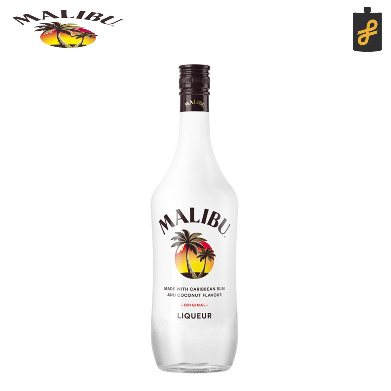 Malibu Rum 1L Flasked Liquor Store