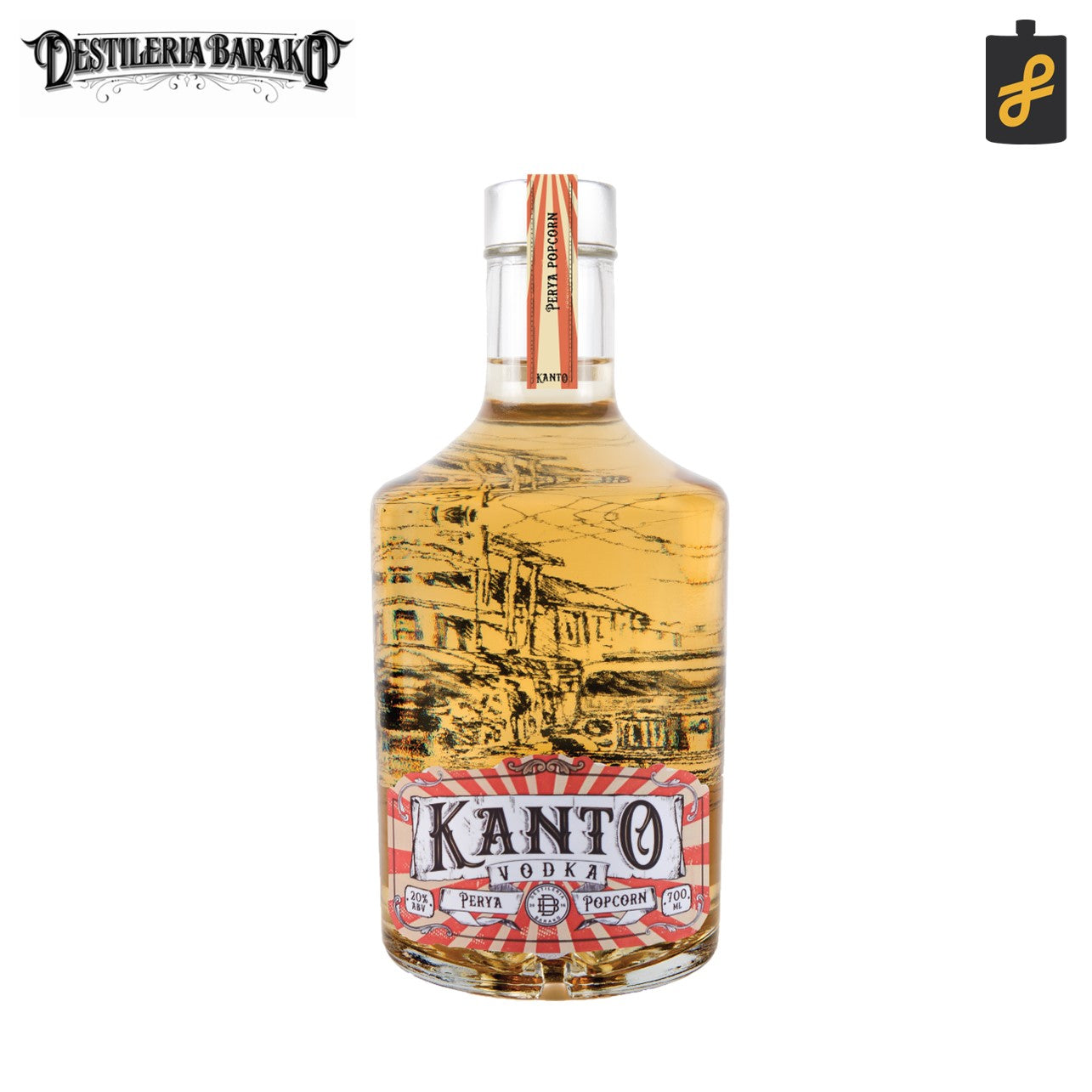 Kanto Salted Caramel Vodka 700mL Flasked Liquor Store