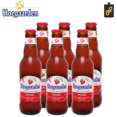 Hoegaarden Rosee Belgian Beer Bottles 250mL 6 Set