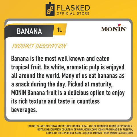 Monin Banana Fruit Mix 1L