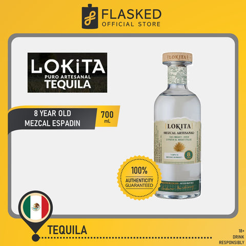 Lokita Mezcal Espadin 8 Year Old 700mL