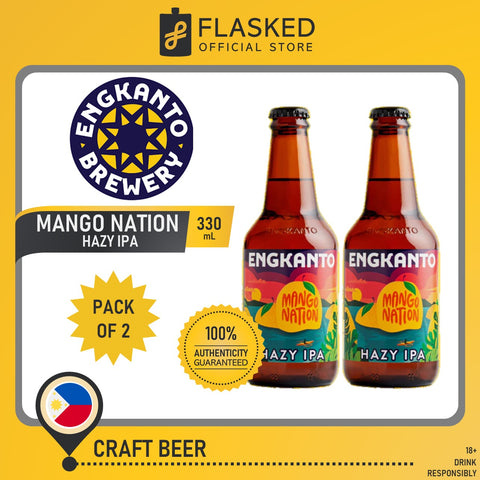 Engkanto Mango Nation - Hazy IPA Beer 330mL 2 Pack