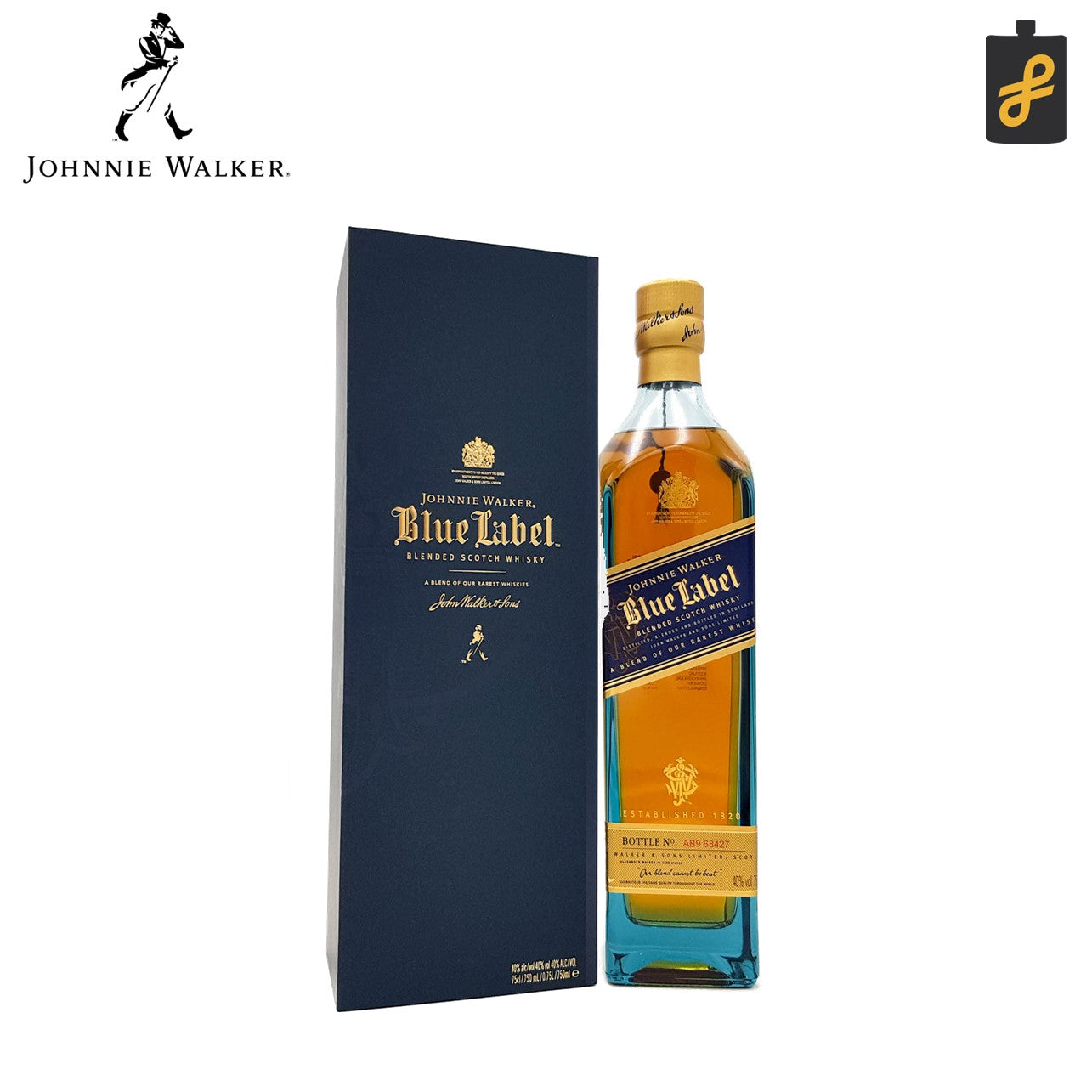 Johnnie Walker Blue Label Whisky 750mL