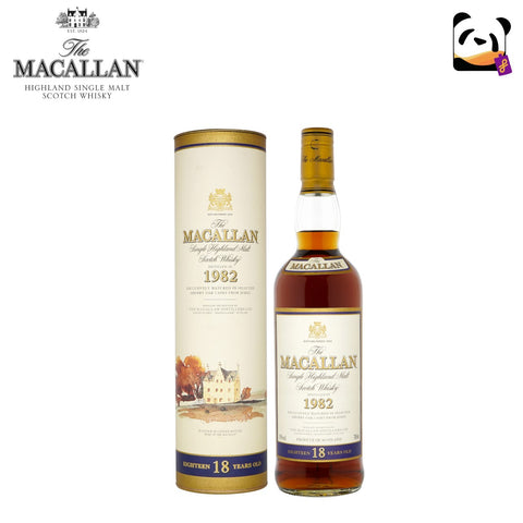 The Macallan 18 Year Old Sherry Oak 1982 Release 700mL