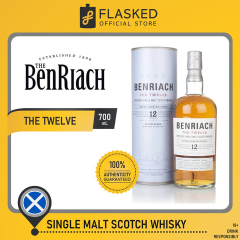 Benriach 12 Year Old Single Malt Whisky 700mL