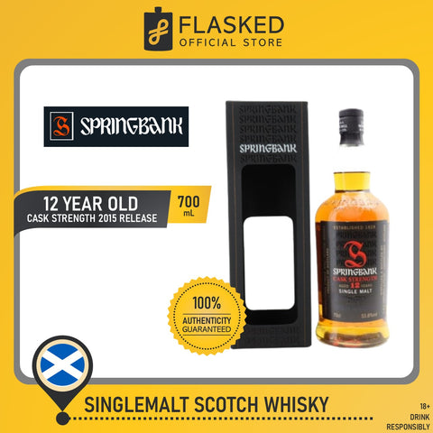 Springbank 12 Year Old Cask Strength Old Style 2015 Release 700mL