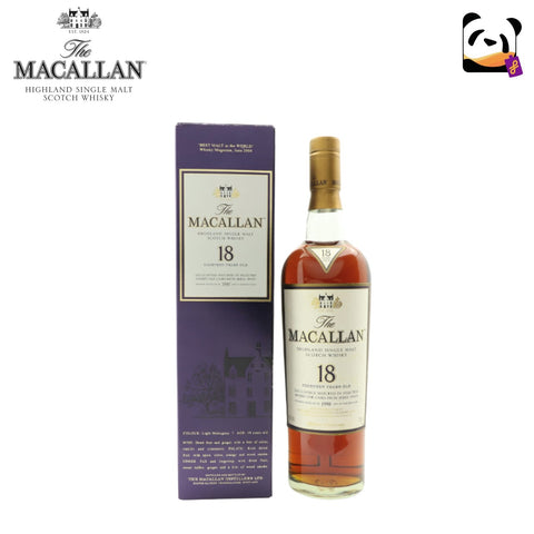 The Macallan 18 Year Old Sherry Oak 1990 Release 700mL