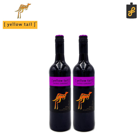 Yellow Tail Shiraz Cabernet Red Wine 750mL 2 Set