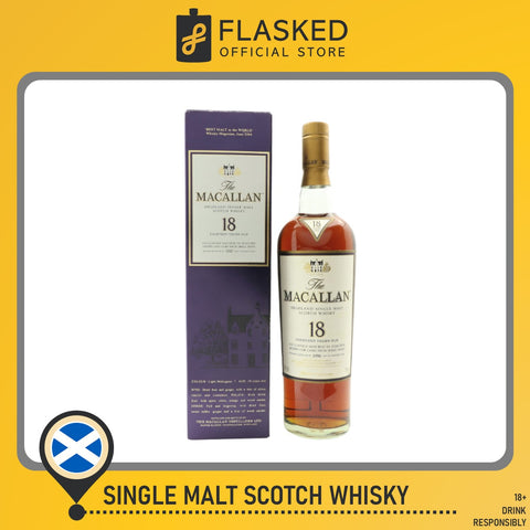 The Macallan 18 Year Old Sherry Oak 1990 Release 700mL