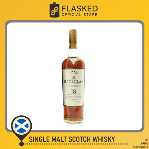 The Macallan 18 Year Old Sherry Oak 1990 Release 700mL