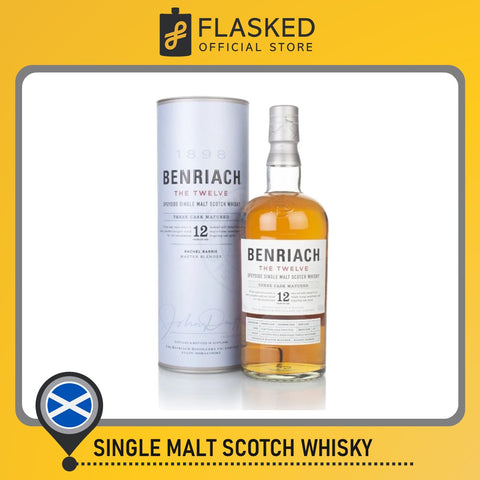 Benriach 12 Year Old Single Malt Whisky 700mL