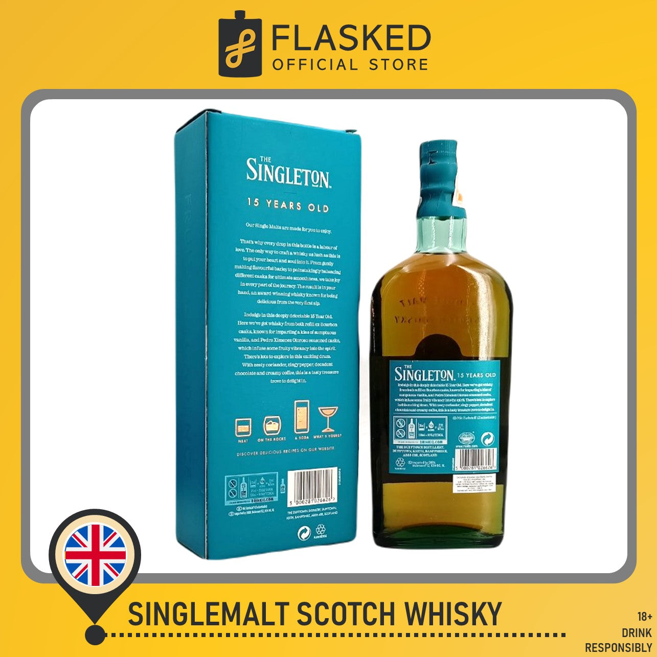 Singleton Dufftown 15 Year Old 700mL