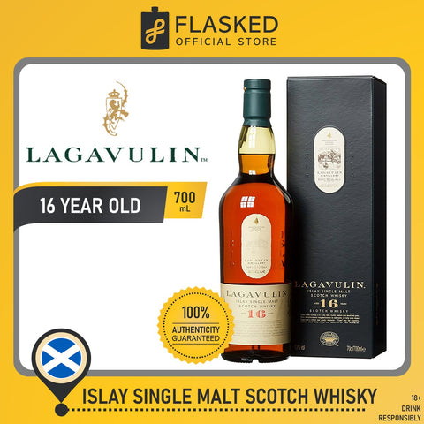 Lagavulin 16 Year Old Whisky 700mL w/ Free Gift Bag