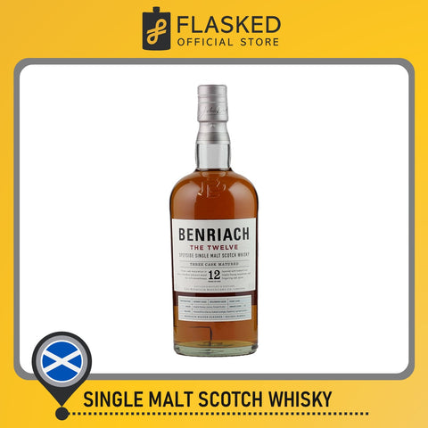 Benriach 12 Year Old Single Malt Whisky 700mL