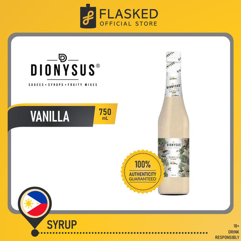 Dionysus Vanilla Syrup 750ml