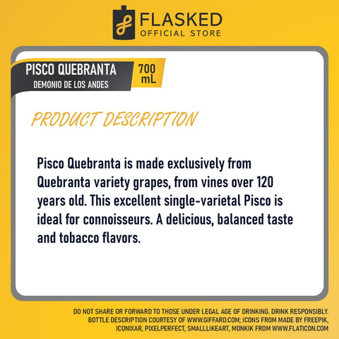 Giffard Pisco Quebranta Liqueur 700mL