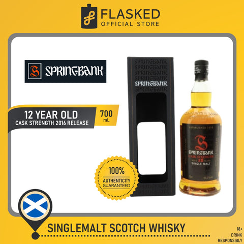 Springbank 12 Year Old Cask Strength Old Style 2016 Release 700mL