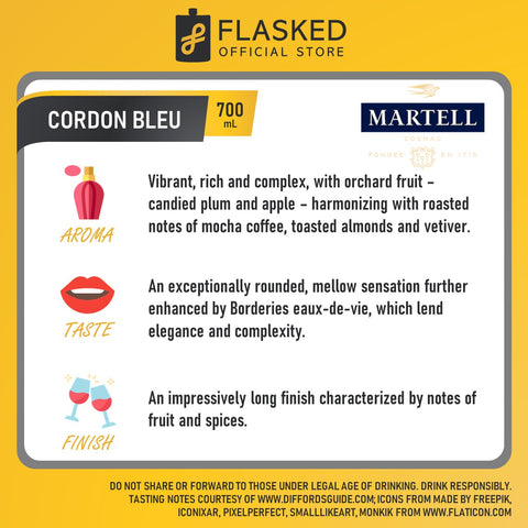 Martell XO Cordon Bleu Cognac 700mL