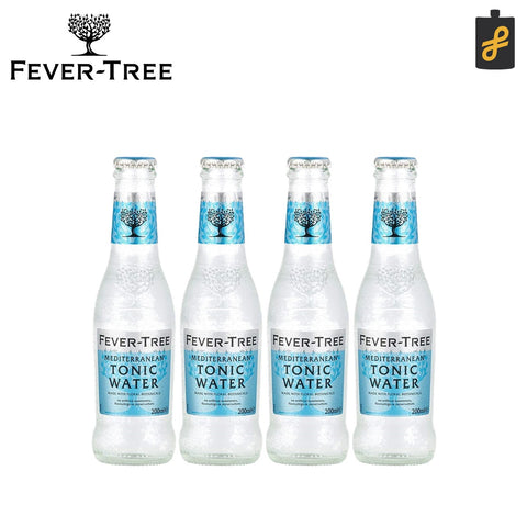 Fever Tree Mediterranean Tonic Water 200mL 4 Pack