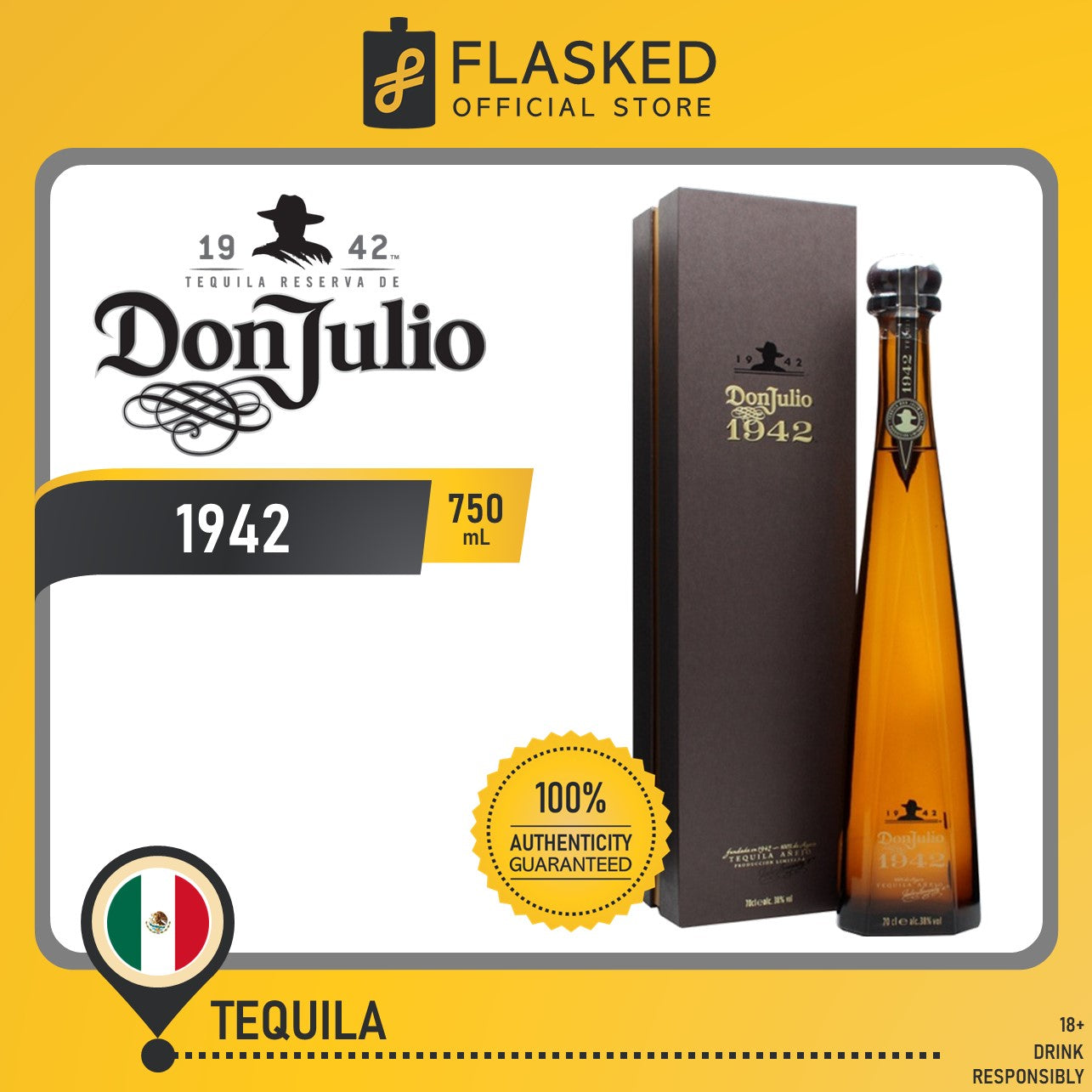 Don Julio 1942 Tequila 700mL