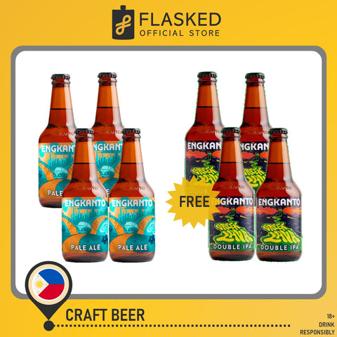 Engkanto Hop Coolture Pale Ale Beer 330mL 4 Pack  Free Green Lava Double IPA Beer 330ml 4 Pack