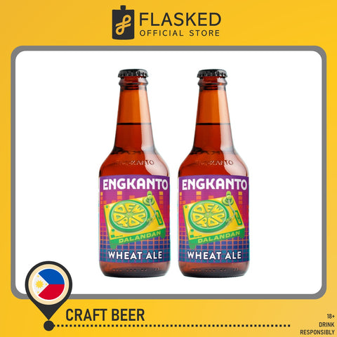 Engkanto Dalandan Wheat Ale Beer 330mL 2 Pack