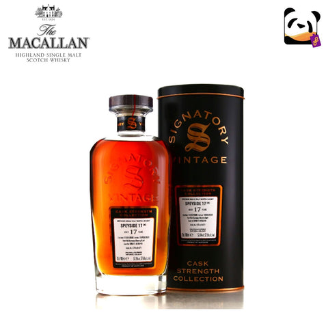 The Macallan 'speyside 17' 2005 Signatory Vintage 17 Year Old Cask Strength #3 700mL