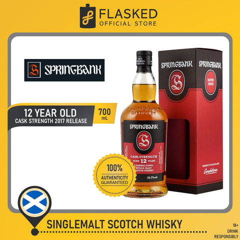 Springbank 12 Year Old Cask Strength 2017 Release 700mL