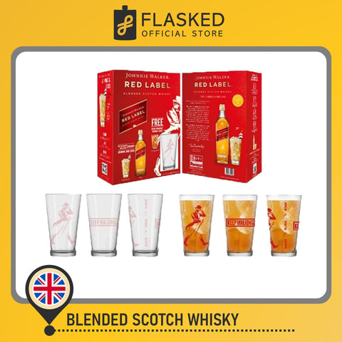 Johnnie Walker Red Label Whisky 1L Highball Pack 4.0