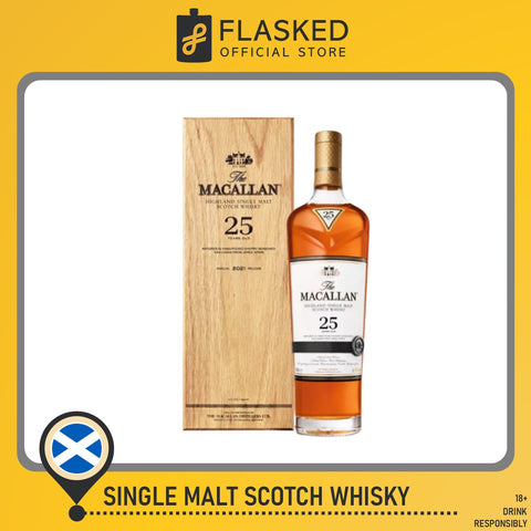 The Macallan 25 Year Old Sherry Oak 2021 Release 700mL