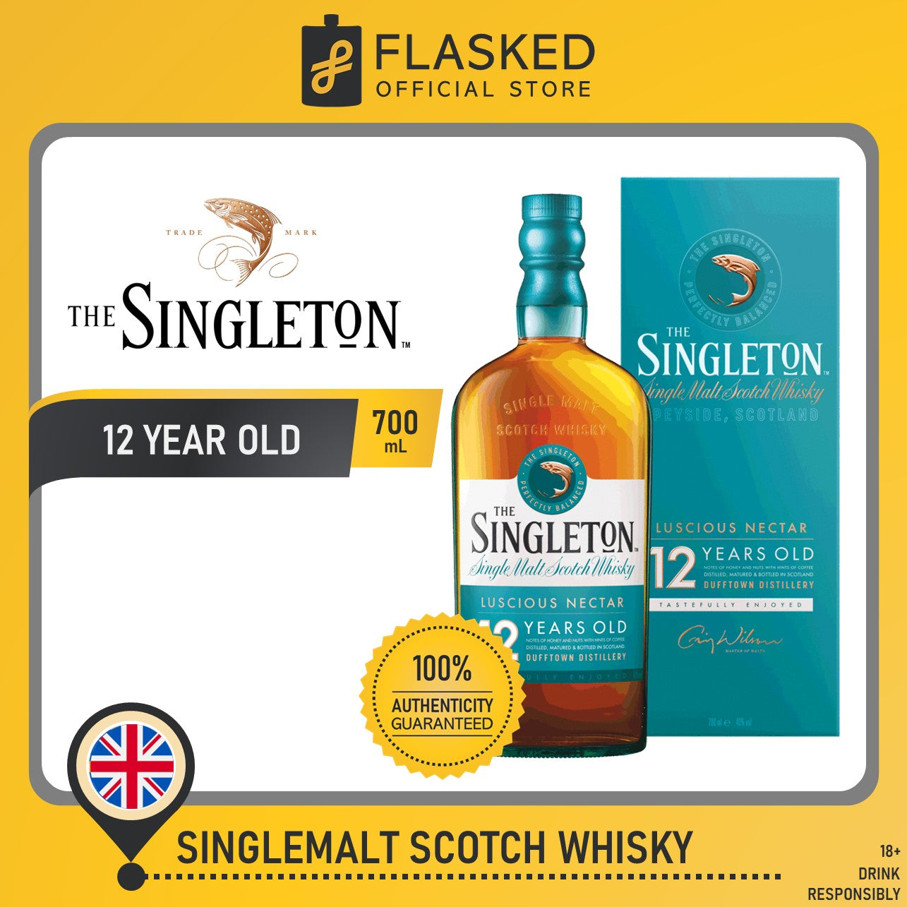 Singleton Dufftown 12 Year Old 700mL