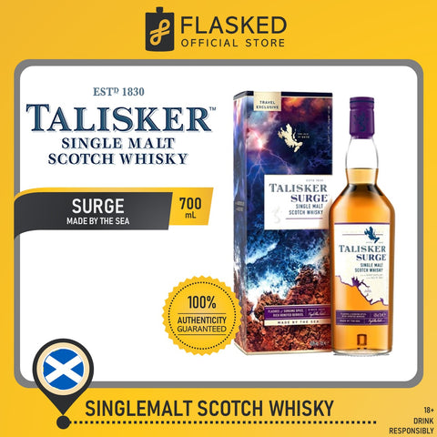 Talisker Surge Single Malt Scotch Whisky 700mL