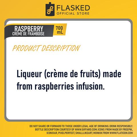 Giffard Creme De Framboise Raspberry 700ml