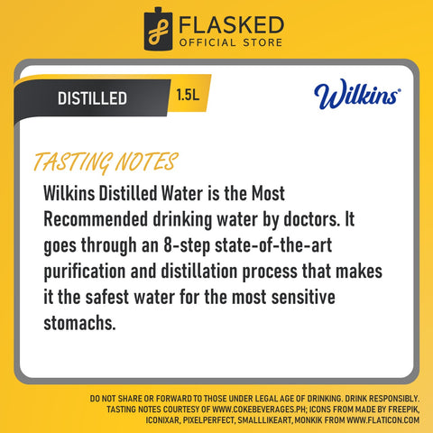 Wilkins Distilled Drinking Water 1.5L