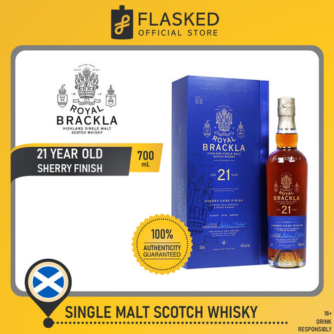 Royal Brackla 21 Year Old Sherry Finish 700mL