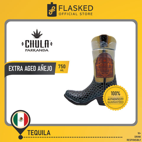 Chula Parranda Boot Extra Aged Anejo 750ml