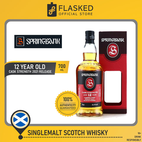 Springbank 12 Year Old Cask Strength 2021 Release 700mL