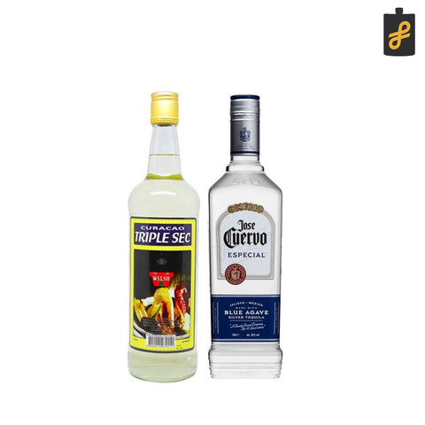 Margarita Cocktail Set (Jose Cuervo Silver 700ml, Walsh Triple Sec 750ml)