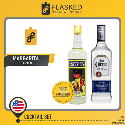 Margarita Cocktail Set (Jose Cuervo Silver 700ml, Walsh Triple Sec 750ml)