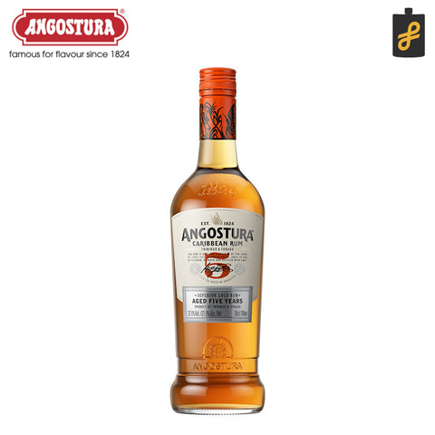 Angostura 5 Year Old Aged in Bourbon Cask Caribbean Rum 700mL