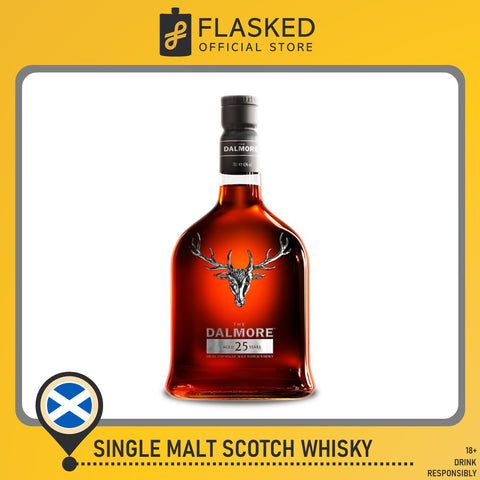 Dalmore 25 Year Old Highland Single Malt Scotch Whisky 700mL