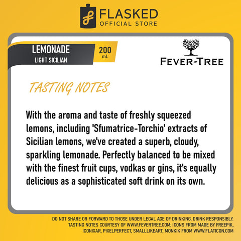 Fever Tree Sparkling Light Sicilian Lemonade 200mL