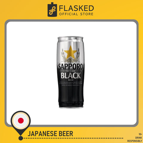 Sapporo Premium Black Japanese Beer Can 650ml