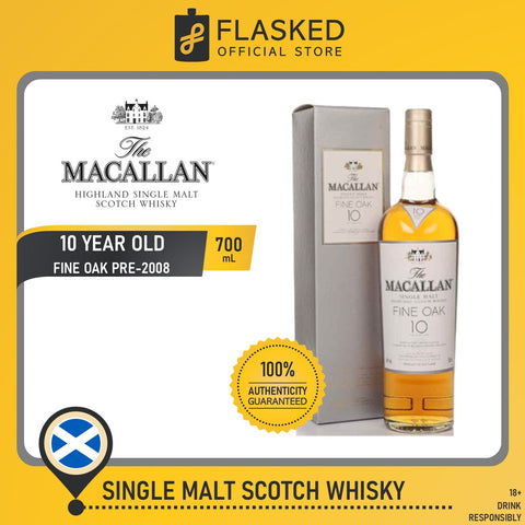 The Macallan 10 Year Old Fine Oak Pre 2008 700mL