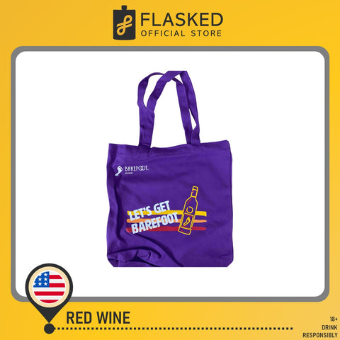 Barefoot PROMO Buy 2 Bottles get FREE Tote Bag and Glass (Not For Sale)