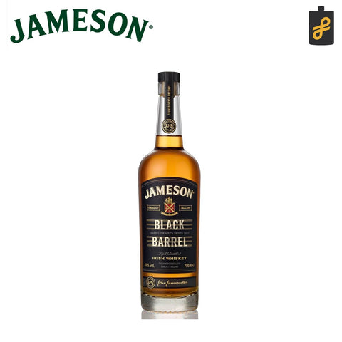 Jameson Black Barrel Irish Whiskey 700mL with FREE 2 Jameson Stout 50ml