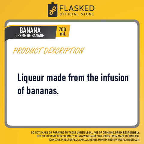 Giffard Banana Liqueur 700mL