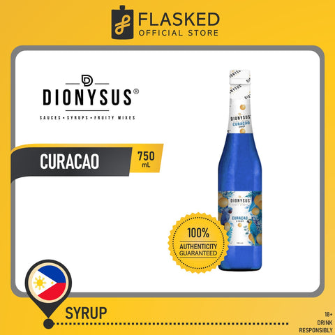 Dionysus Blue Curacao Syrup 750ml