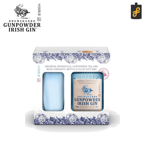 Drumshanbo Gunpowder Original Irish Gin 700mL VAP w/ Glass